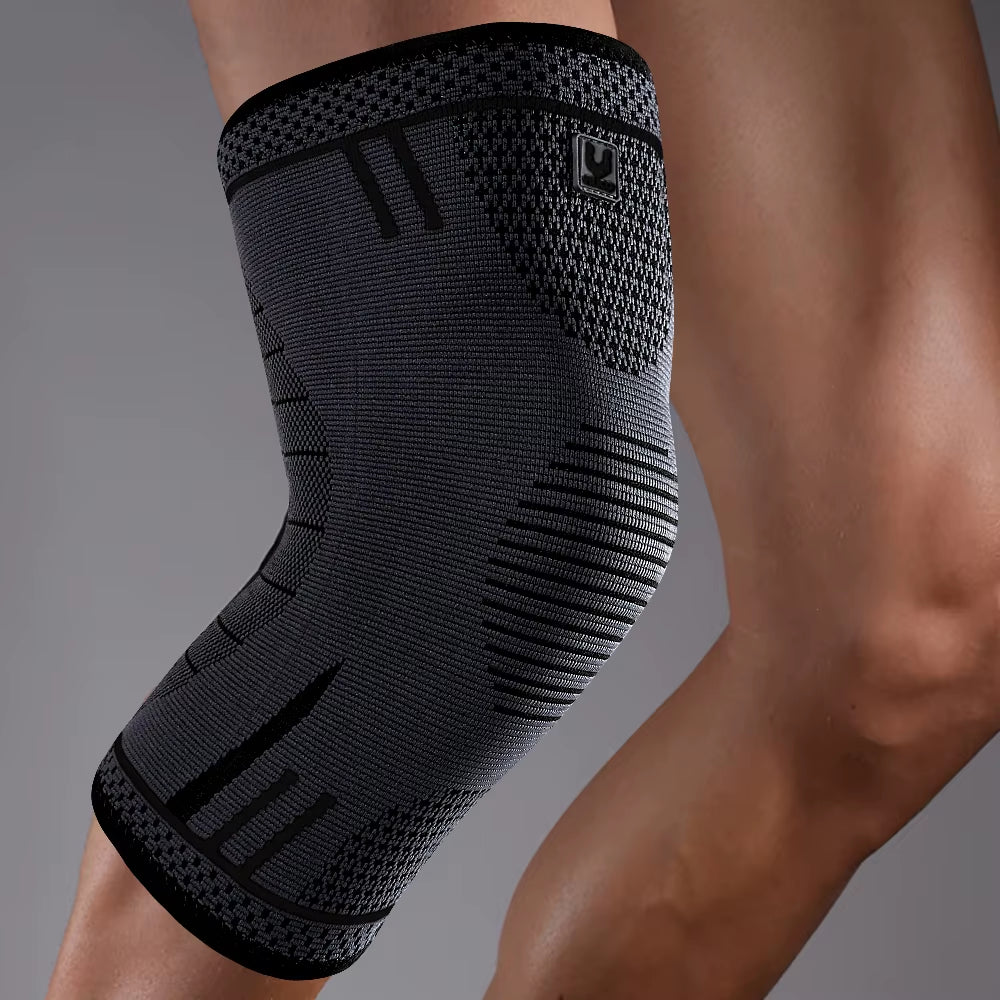 1 PC Knee Pads Strap Patella Medial Support Meniscus Silicone Compression Protection Sport Knee Braces Basketball Running Prot