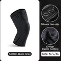 1 PC Knee Pads Strap Patella Medial Support Meniscus Silicone Compression Protection Sport Knee Braces Basketball Running Prot